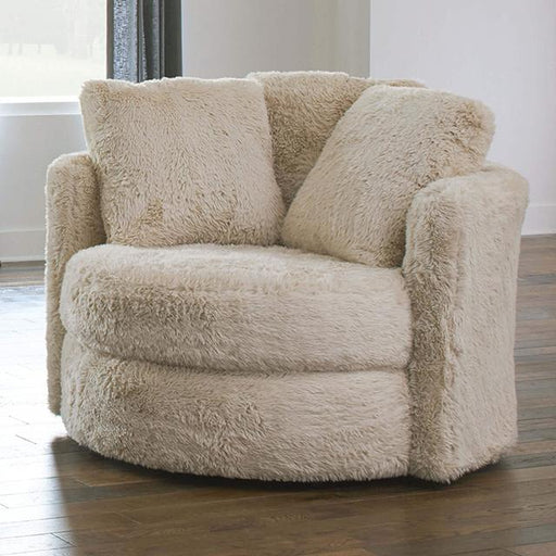 COCHRANE Chair, Cream/Beige - U&U Home Budget Furniture (Carteret, NJ)