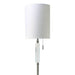 Aya White Floor Lamp - U&U Home Budget Furniture (Carteret, NJ)