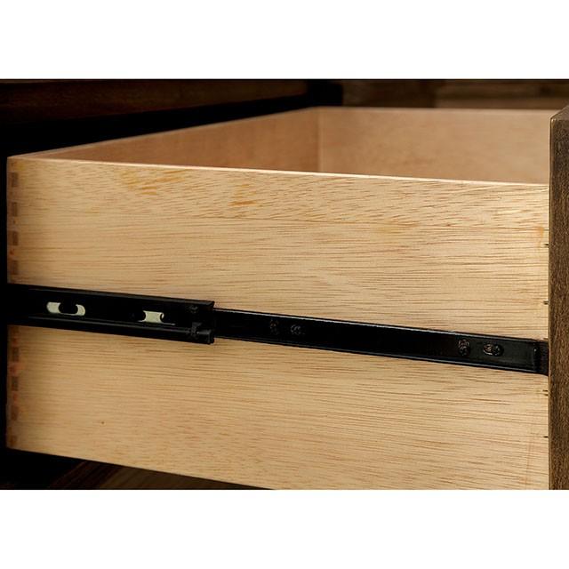 COIMBRA Rustic Natural Tone Chest - U&U Home Budget Furniture (Carteret, NJ)