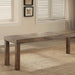 Colettte 58" Small Bench - U&U Home Budget Furniture (Carteret, NJ)