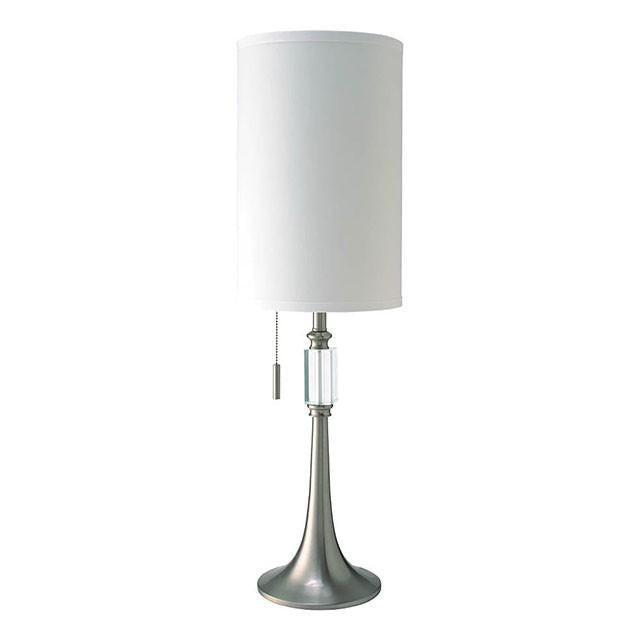 Aya White Table Lamp - U&U Home Budget Furniture (Carteret, NJ)
