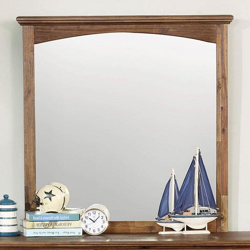 Colin Dark Oak Mirror - U&U Home Budget Furniture (Carteret, NJ)