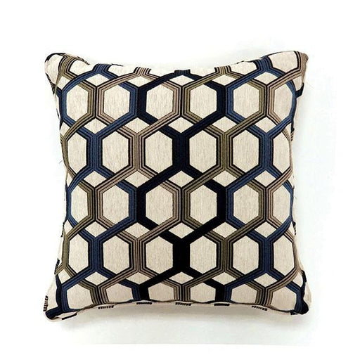 Comney Blue 18" X 18" Pillow, Blue (2/CTN) - U&U Home Budget Furniture (Carteret, NJ)