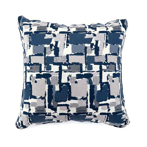 Concrit Blue 22" X 22" Pillow, Blue (2/CTN) - U&U Home Budget Furniture (Carteret, NJ)
