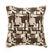 Concrit Brown 22" X 22" Pillow, Brown (2/CTN) - U&U Home Budget Furniture (Carteret, NJ)