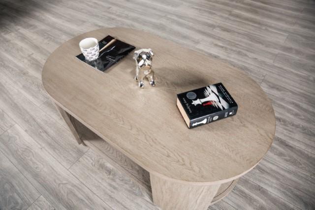 Conisbrough Oval Cocktail Table - U&U Home Budget Furniture (Carteret, NJ)