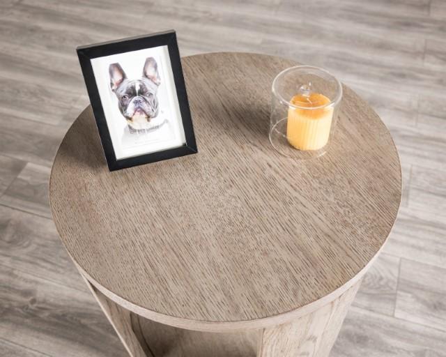 Conisbrough Round End Table - U&U Home Budget Furniture (Carteret, NJ)