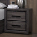 Conwy Gray Night Stand - U&U Home Budget Furniture (Carteret, NJ)