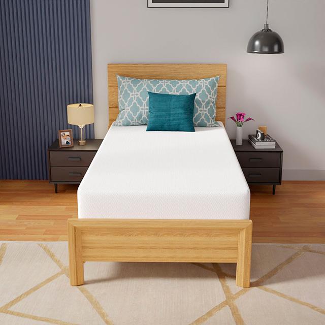 Coreopsis 10" Twin Memory Foam Wave Comfort - U&U Home Budget Furniture (Carteret, NJ)