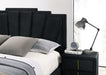 Florizel Bed Black & Red - U&U Home Budget Furniture (Carteret, NJ)