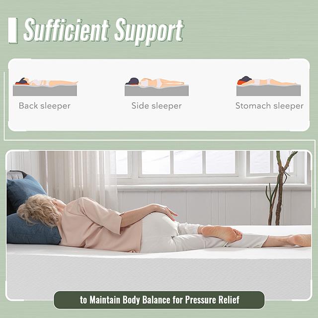 Coreopsis 12" Full Memory Foam Wave Comfort - U&U Home Budget Furniture (Carteret, NJ)