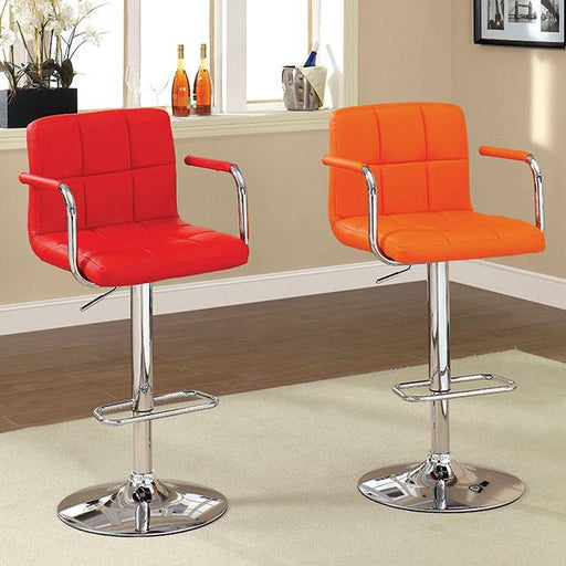 Corfu Red Bar Stool - U&U Home Budget Furniture (Carteret, NJ)