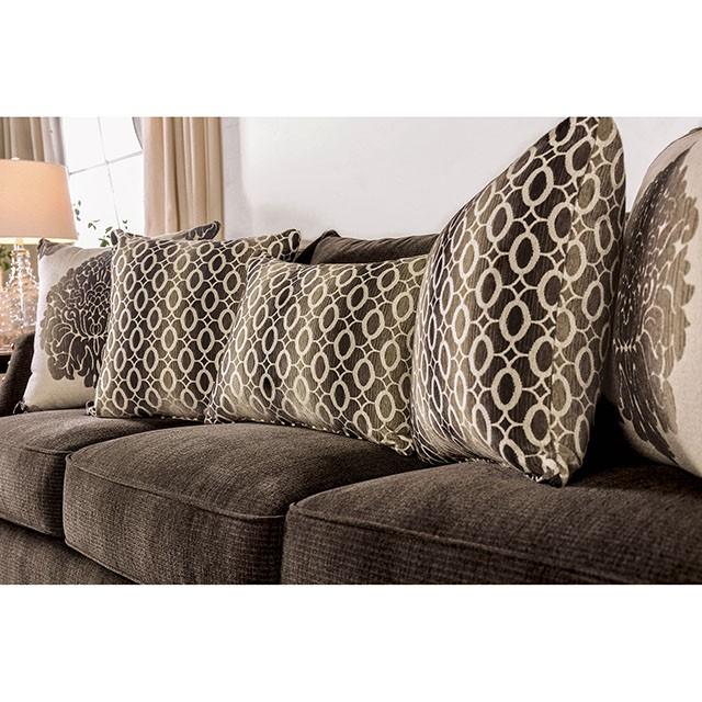 Cornelia Light Brown Love Seat - U&U Home Budget Furniture (Carteret, NJ)
