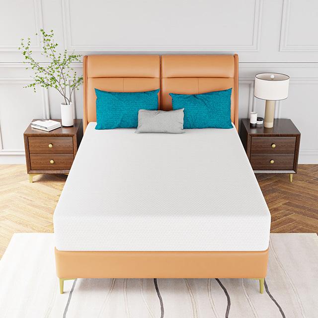 Forsythia 10" Full Green Tea Gel Memory Foam - U&U Home Budget Furniture (Carteret, NJ)