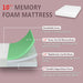 Forsythia 10" Queen Green Tea Gel Memory Foam - U&U Home Budget Furniture (Carteret, NJ)