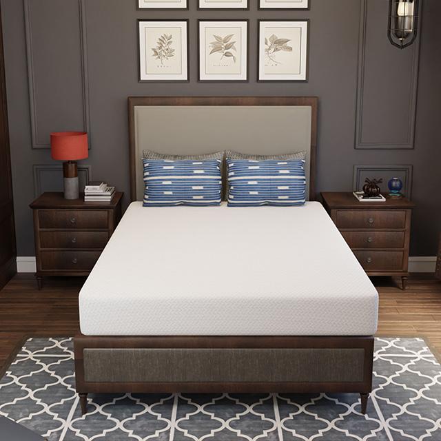 Forsythia 8" Full Green Tea Gel Memory Foam - U&U Home Budget Furniture (Carteret, NJ)
