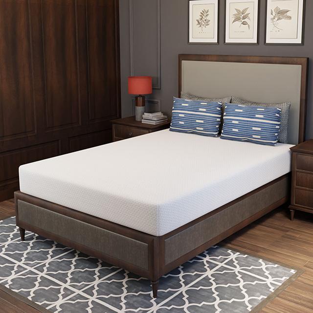 Forsythia 8" Full Green Tea Gel Memory Foam - U&U Home Budget Furniture (Carteret, NJ)