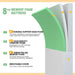 Forsythia 8" E.King Green Tea Gel Memory Foam - U&U Home Budget Furniture (Carteret, NJ)