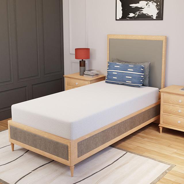 Forsythia 8" Twin Green Tea Gel Memory Foam - U&U Home Budget Furniture (Carteret, NJ)
