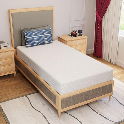 Forsythia 8" Twin Green Tea Gel Memory Foam - U&U Home Budget Furniture (Carteret, NJ)