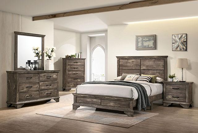 FORTWORTH Cal.King & E.King Bed - U&U Home Budget Furniture (Carteret, NJ)