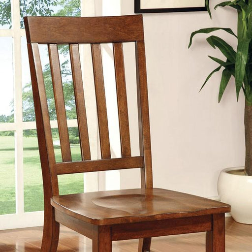 FOSTER I Dark Oak Side Chair (2/CTN) - U&U Home Budget Furniture (Carteret, NJ)
