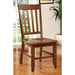 FOSTER I Dark Oak Side Chair (2/CTN) - U&U Home Budget Furniture (Carteret, NJ)
