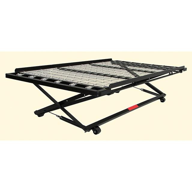 Framos Black 39" Pop Up Trundle - U&U Home Budget Furniture (Carteret, NJ)