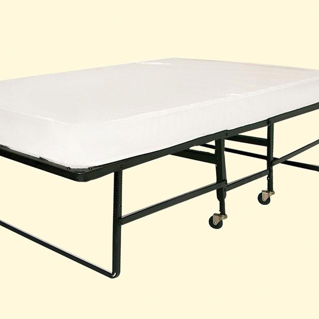 Framos Rollaway Bed w/ Polyfiber Mattress 30" Wide - U&U Home Budget Furniture (Carteret, NJ)