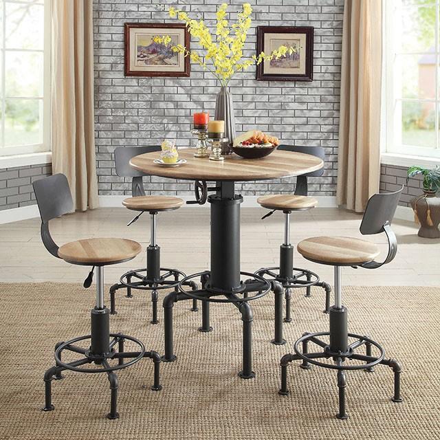 Fran Wine Bar Table - U&U Home Budget Furniture (Carteret, NJ)