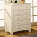 Corry White Chest - U&U Home Budget Furniture (Carteret, NJ)