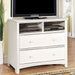 Corry White Media Chest - U&U Home Budget Furniture (Carteret, NJ)
