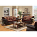 Franklin Burgundy/Espresso Sofa, Burgundy - U&U Home Budget Furniture (Carteret, NJ)
