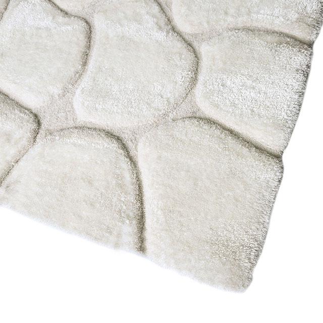 Frederiction Ivory 5' X 8' Area Rug - U&U Home Budget Furniture (Carteret, NJ)