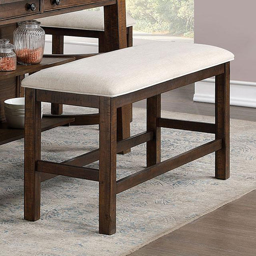 FREDONIA Counter Ht. Bench - U&U Home Budget Furniture (Carteret, NJ)