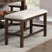 FREDONIA Counter Ht. Bench - U&U Home Budget Furniture (Carteret, NJ)