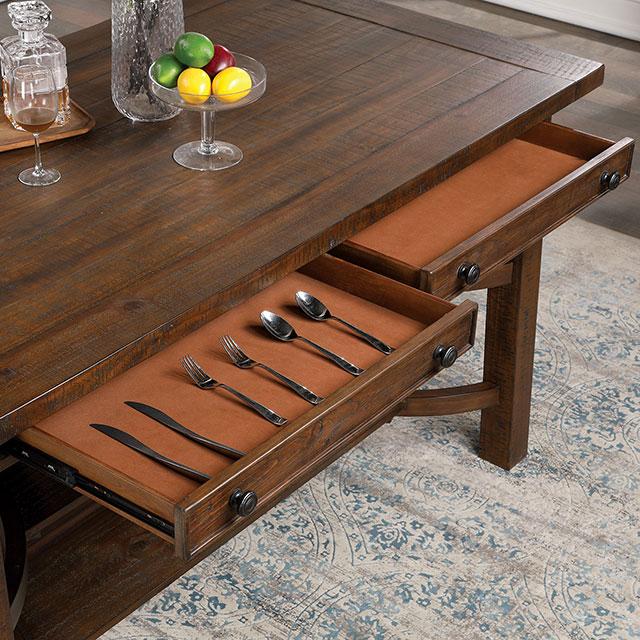 FREDONIA Counter Ht. Table - U&U Home Budget Furniture (Carteret, NJ)