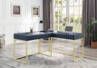 FREIBURG Corner Desk, Antique Blue - U&U Home Budget Furniture (Carteret, NJ)