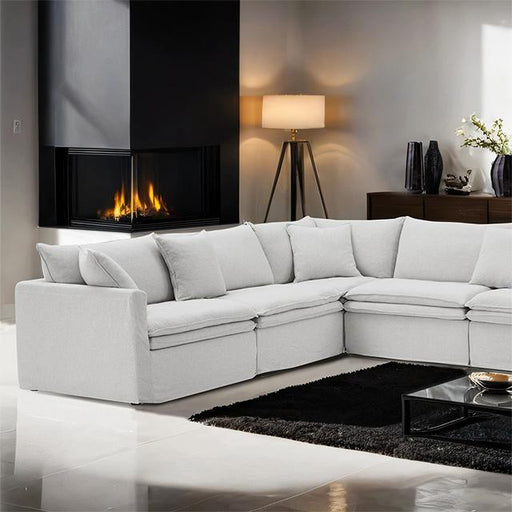 Crayford L-Sectional - U&U Home Budget Furniture (Carteret, NJ)