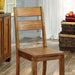 FRONTIER Dark Oak Side Chair (2/CTN) - U&U Home Budget Furniture (Carteret, NJ)