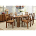 FRONTIER Dark Oak Side Chair (2/CTN) - U&U Home Budget Furniture (Carteret, NJ)