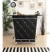 Fuero Black/Chrome Bar Table (K/D) - U&U Home Budget Furniture (Carteret, NJ)