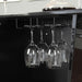 Fuero Black/Chrome Bar Table (K/D) - U&U Home Budget Furniture (Carteret, NJ)