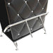 Fuero Black/Chrome Bar Table (K/D) - U&U Home Budget Furniture (Carteret, NJ)