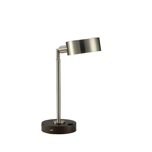 Gail Stain Nickel Table Lamp - U&U Home Budget Furniture (Carteret, NJ)