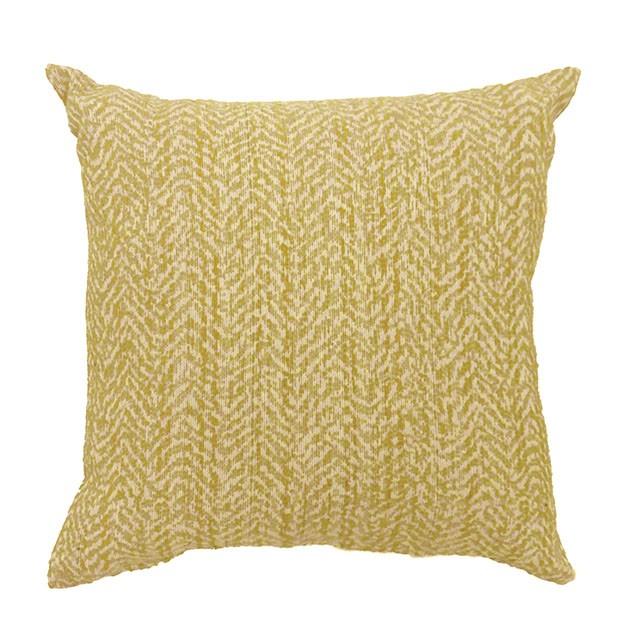 Gail Yellow 22" X 22" Pillow, Yellow (2/CTN) - U&U Home Budget Furniture (Carteret, NJ)