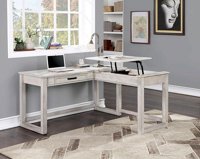 GALARGA Lift-top Corner Desk - U&U Home Budget Furniture (Carteret, NJ)