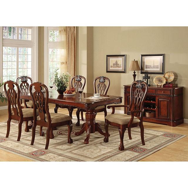 George Town Cherry Side Chair (2/CTN) - U&U Home Budget Furniture (Carteret, NJ)
