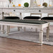 Georgia Antique White/Gray Bench - U&U Home Budget Furniture (Carteret, NJ)