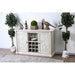 Georgia Antique White/Gray Server - U&U Home Budget Furniture (Carteret, NJ)
